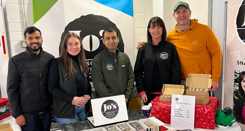 Absolute Nutrition team supporting athletes at HYROX Athlone.